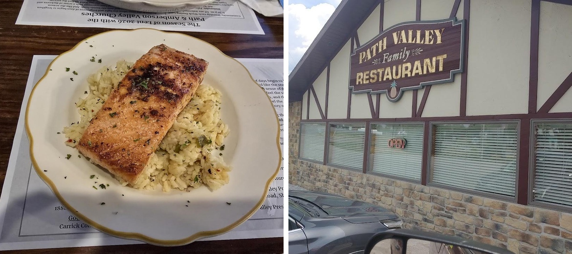 Path Valley Family Restaurant Menu
