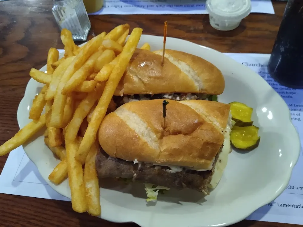Cheese Steak Sub with Fries